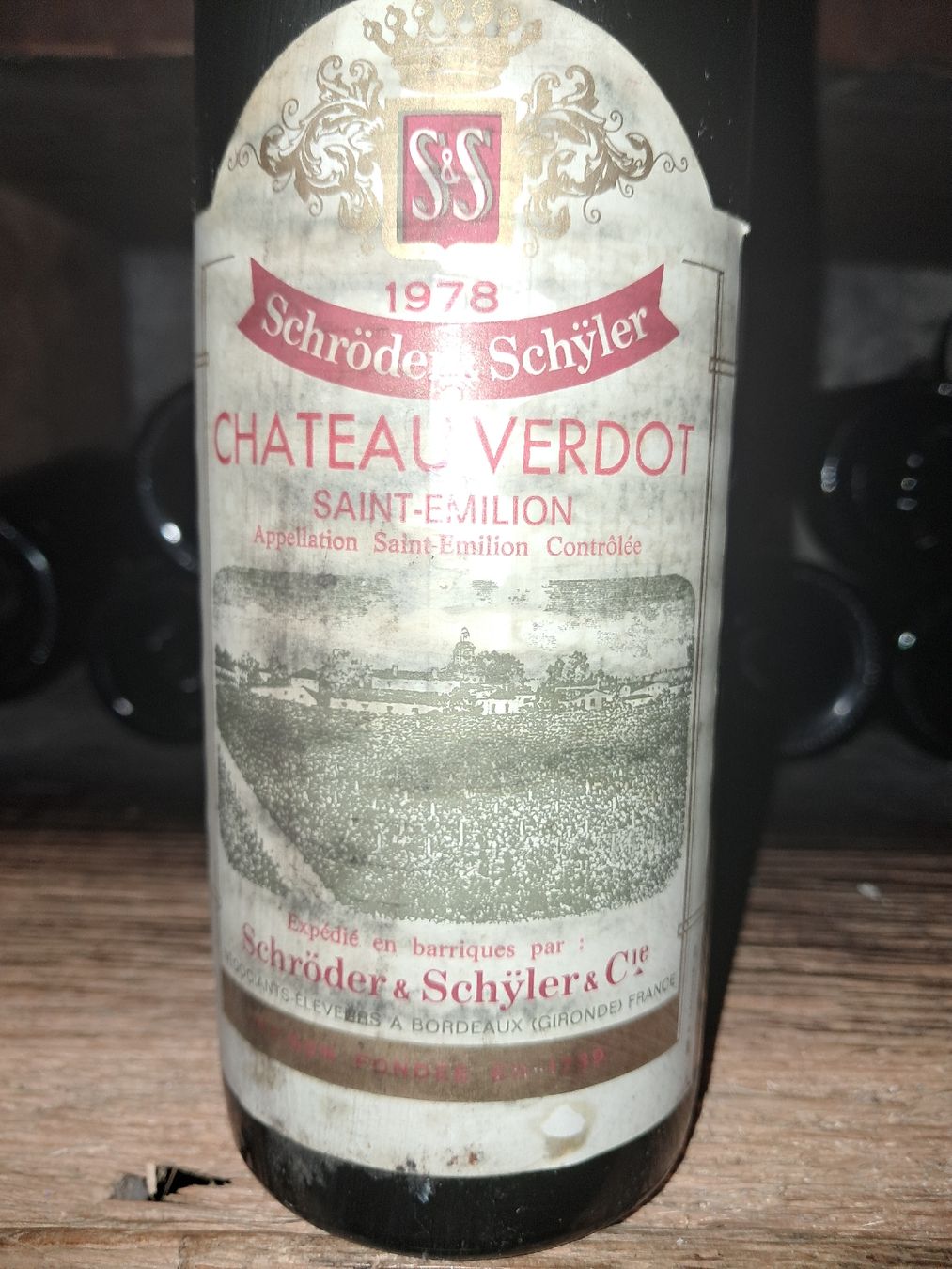 Vino: Château Verdot Saint-Émilion 1978 – Nuovo e nell'imballaggio originale da Le locle venduto da juliensaran 1