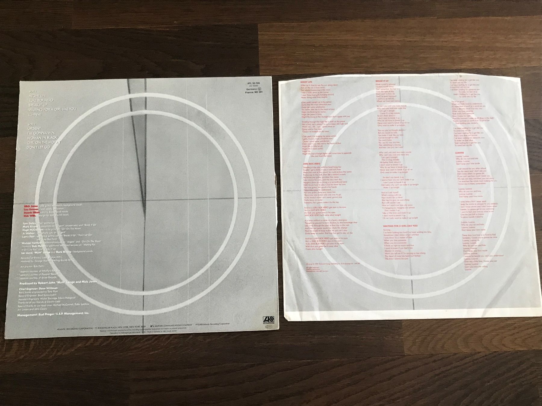 Dischi in vinile: FOREIGNER - 4 - 1981 – Usato da Buchs AG venduto da Archie 1