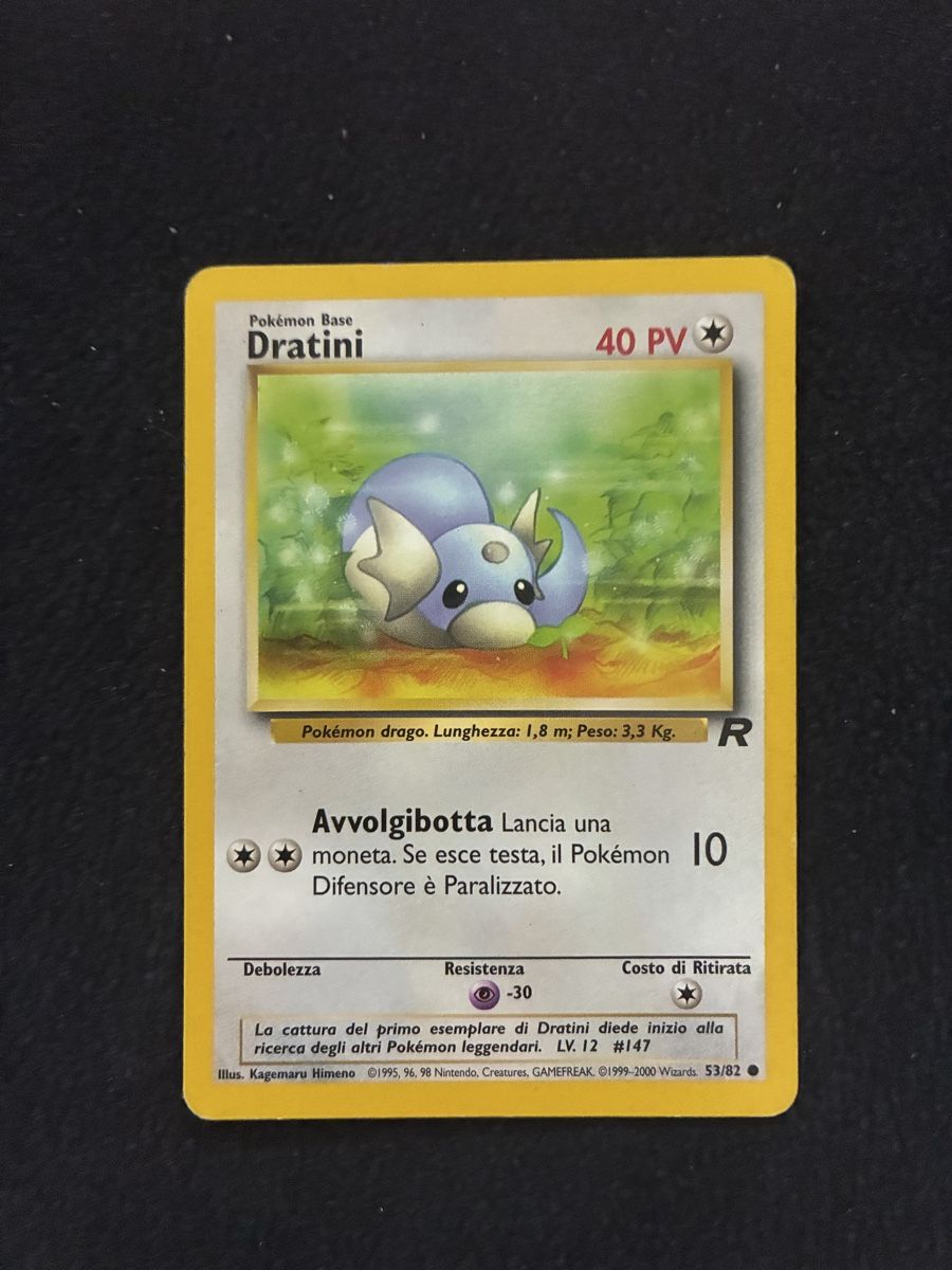 Pokémon Carte collezionabili: POKEMON CARDS TEAM ROCKET DRATINI # 53 – Nuovo (secondo la descrizione) da Taverne venduto da YOHISTORE