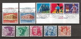 Ausgaben 1970 mit Ersttag Vollstempel, KP 147.--