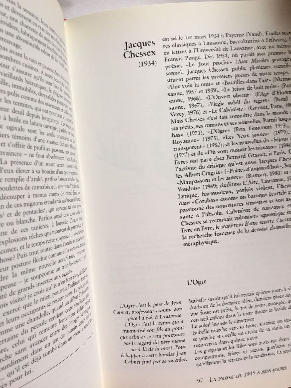 Libri: Litteratures de Suisse Romande – Nuovo (secondo la descrizione) da Genève venduto da marygeneva 2