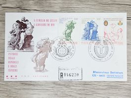CL05 Enveloppe + Timbre Poste Vaticane 1986