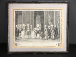 Stich Jean Duclos, 1779, Aufgezogen