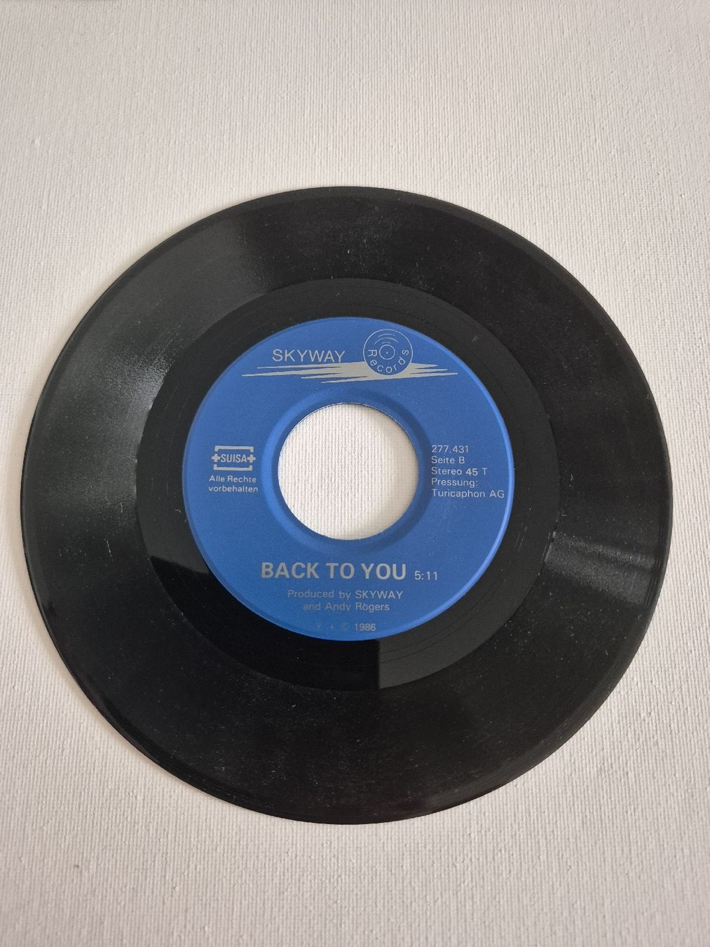 Schallplatten: Skyway  - Forever Back To You -  Single 7 , CH – Gebraucht aus Uster von newwave0 3