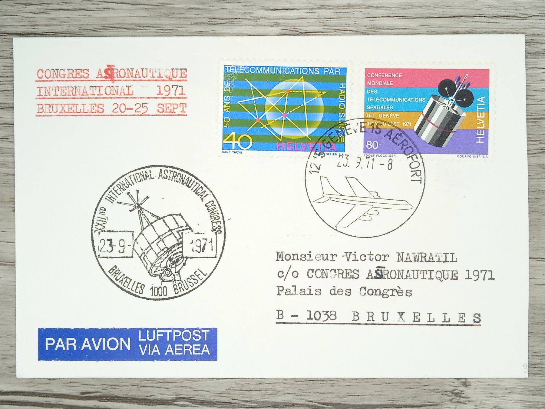 Tutti i francobolli: TR94 Enveloppe Suisse 1971 – Usato da Cousset venduto da Patrick_Collections