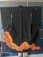 Vintage-Kimono, direkt aus Japan (Phönix Orange)