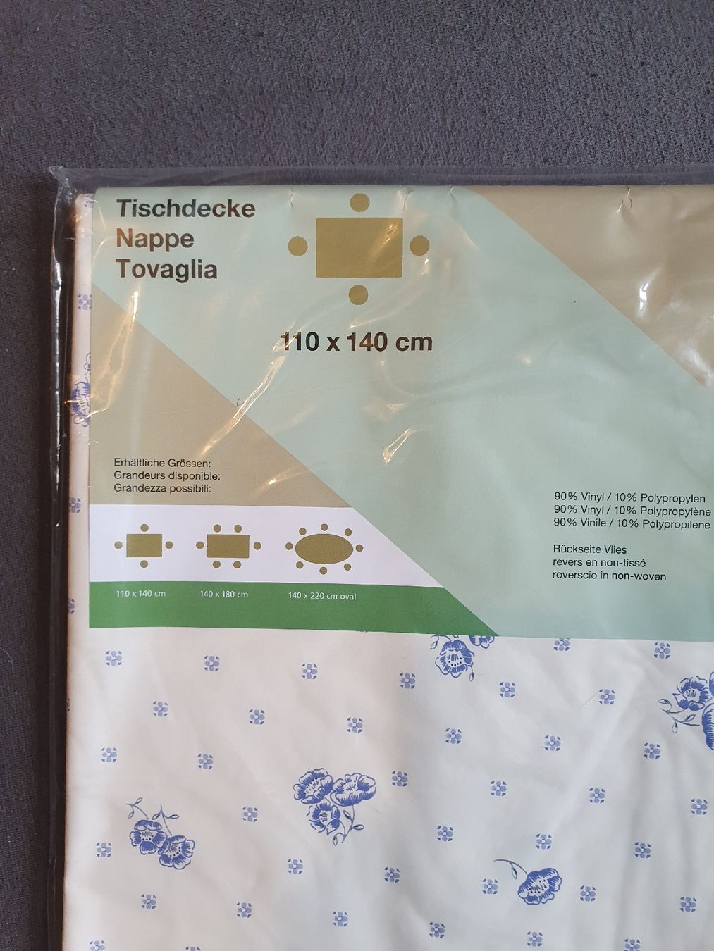 Altra biancheria da tavola: Tischdecke 110 x 140 cm mit Blumenmuster neu – Nuovo e nell'imballaggio originale da Wimmis venduto da hel_m26m 1