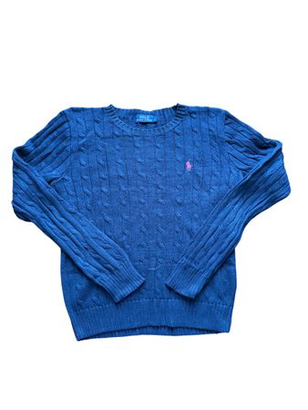 Pull Polo Ralph Lauren bleu marine, taille L femme