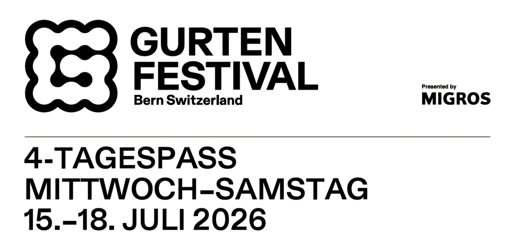 Tickets: Gurtenfestival 4-Tagespass – Neu und originalverpackt aus Bern von chiaramerchi