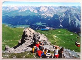 Arosa Weisshorn, Blick auf Arosa