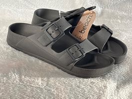 Schwarze Badeschuhe/Pantoletten, Grösse 36, Neu! Sommer