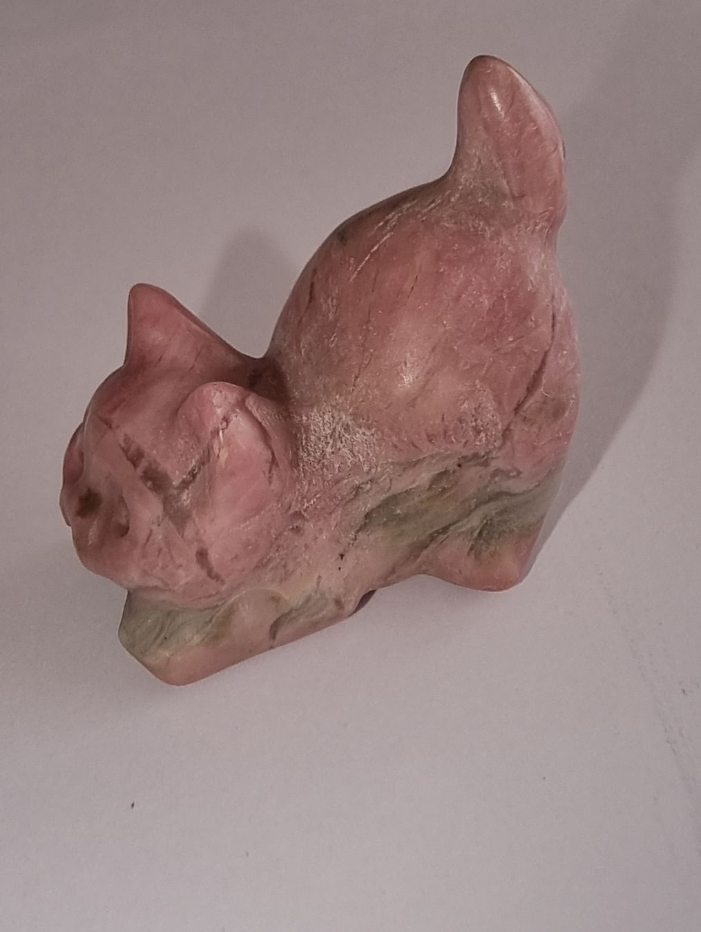 Figuren: Rhodonith Katze Statue / Figur – Neu und originalverpackt aus Menziken von Mirager 1