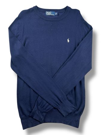 Pull Ralph Lauren bleu marine - Taille M homme