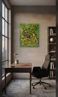 Gemälde Grün/Braun handmade 40×50