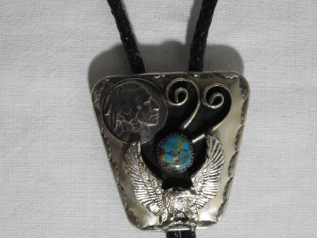 Bolo Tie mit Türkis