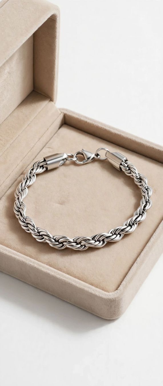 Bracciali & Braccialetti: Armband 4mm Edelstahl vergoldet – Nuovo e nell'imballaggio originale da Hemmental venduto da Aureumgold 1
