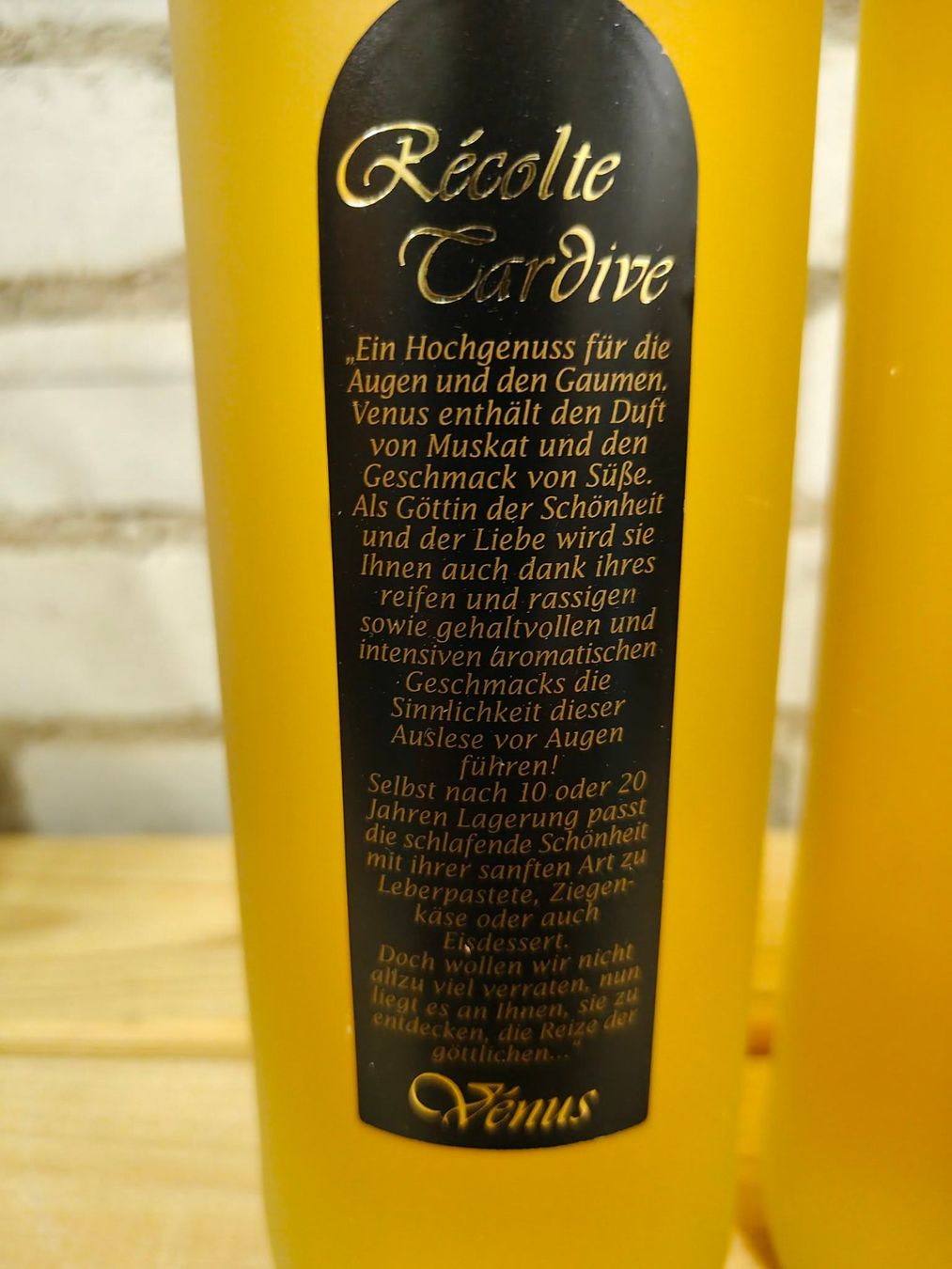 Vino: 3x 2013 Venus Riesling Récolte Tardive – Nuovo (secondo la descrizione) da Münchenstein venduto da wusmarino 4
