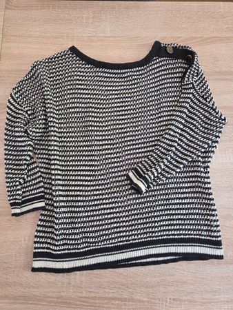 Pull Tend by Captain Tortue noir blanc taille T1 36