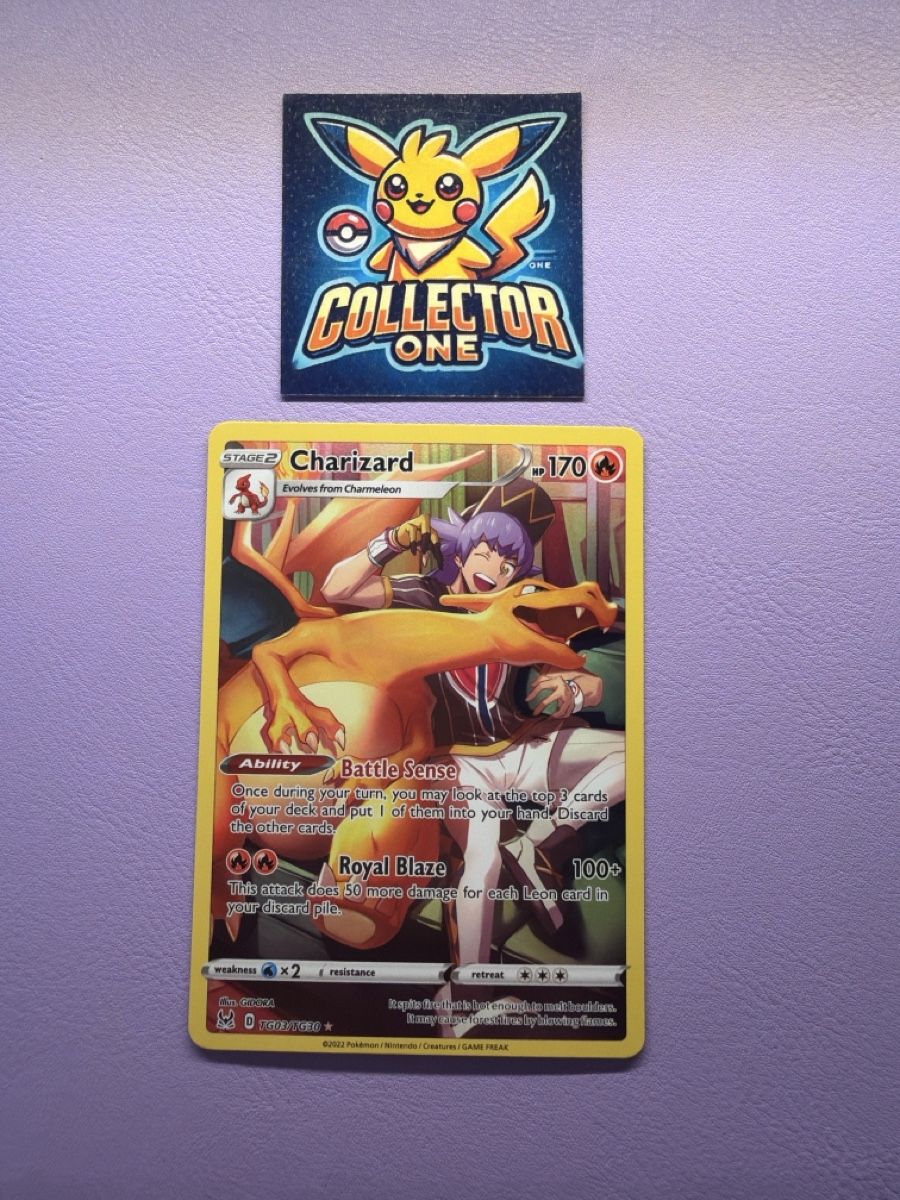 Pokémon Carte collezionabili: Pokemon Charizard Glurak TG Banger Trainer Gallery Top – Nuovo (secondo la descrizione) da Lommiswil venduto da CollectorOne