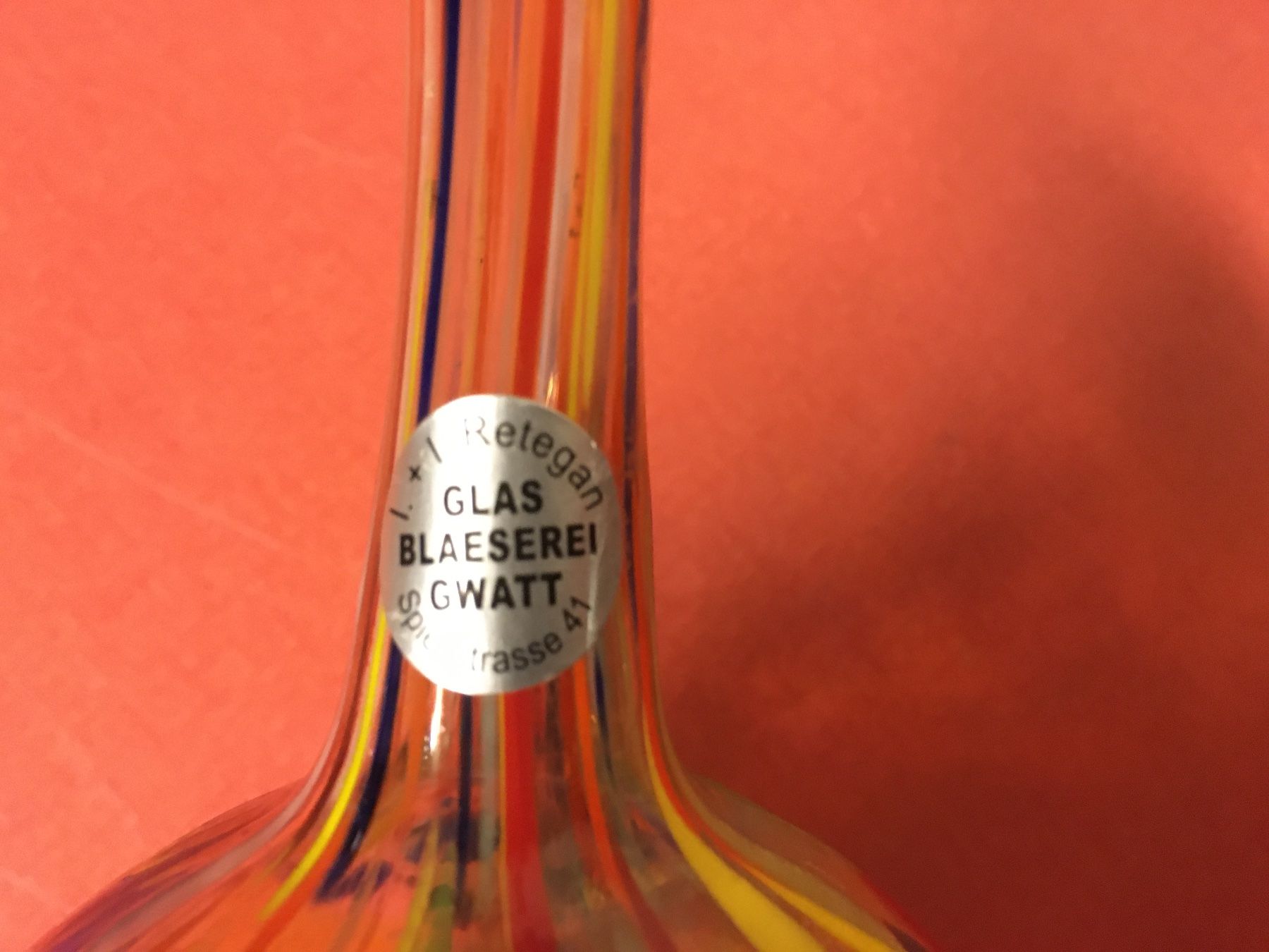Vasi & Recipienti: Wunderschöne Glas Vase Blaserei Gwatt Thun. – Usato da Lanzenhäusern venduto da vic63 6