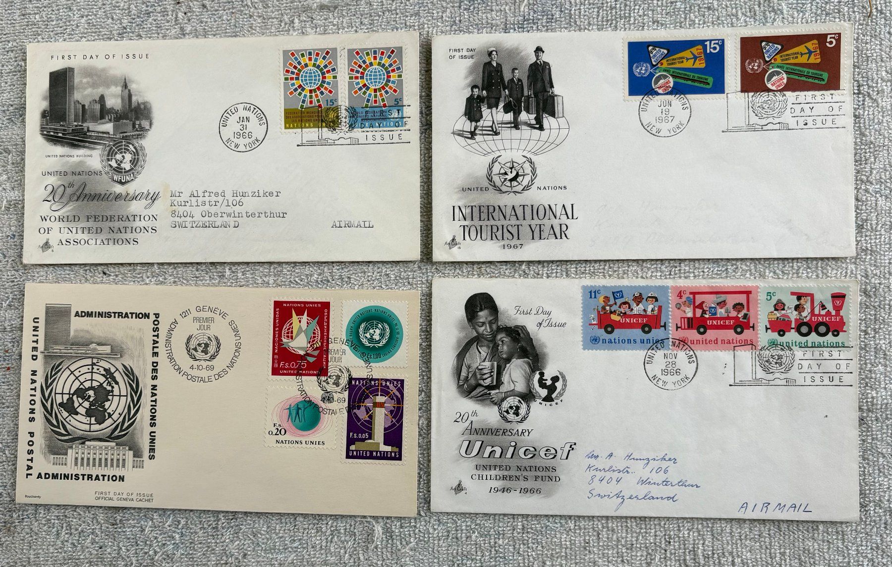 Tutti i francobolli: LOT BRIEFMARKEN – Usato da Ostermundigen venduto da Kari1937