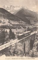 Champéry VS Eisenbahn und Dents du Midi bahn