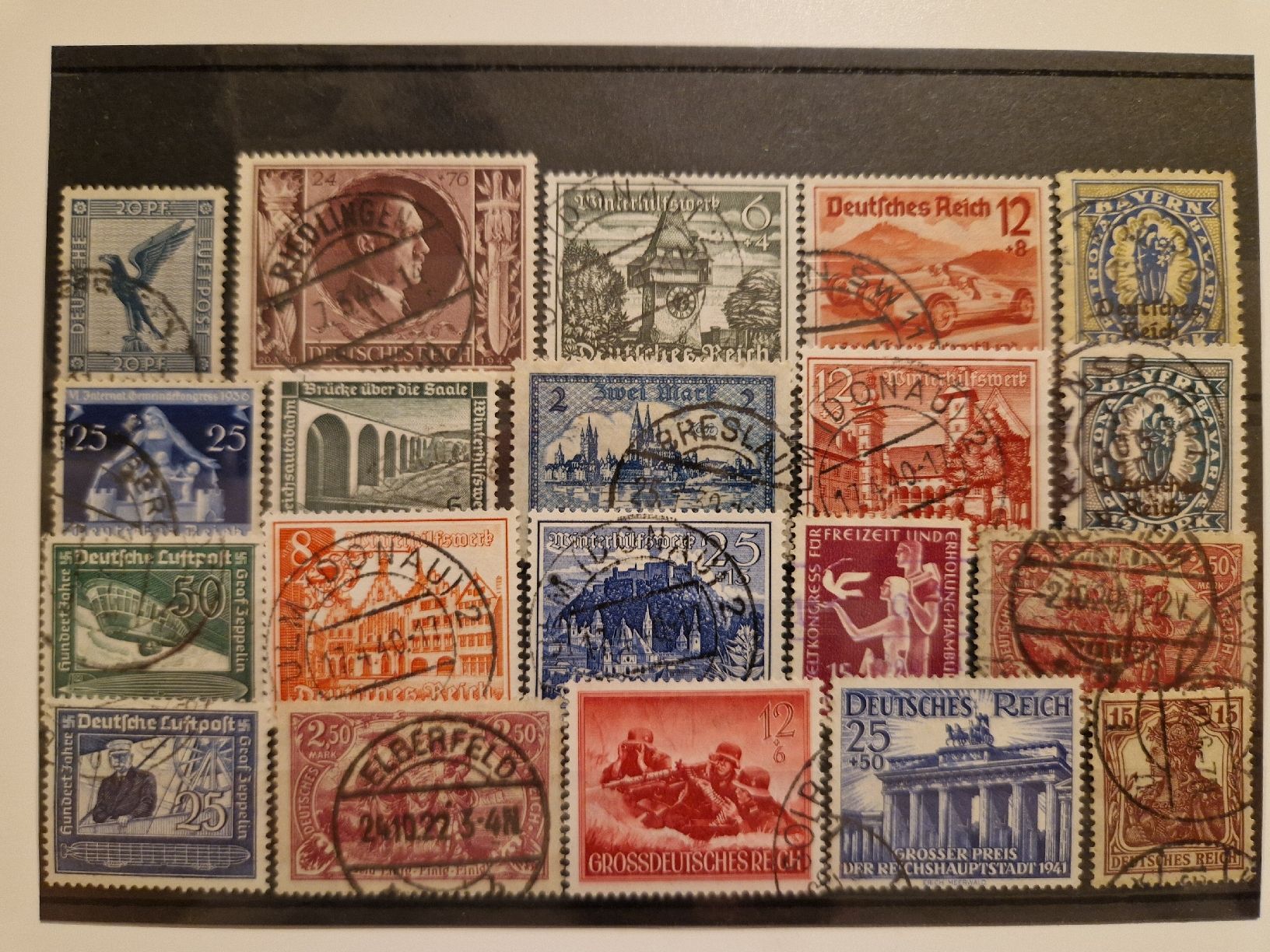 Alle Briefmarken: Deutsches Reich Briefmarken – Gebraucht aus St. Gallen von Enrico_SG