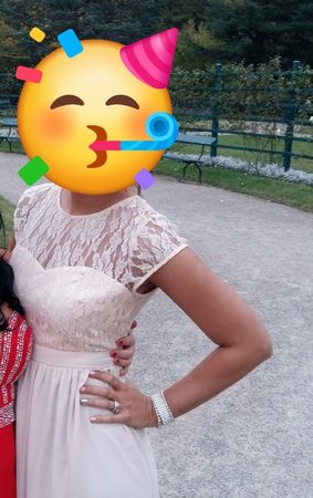 Abendkleid Damen Spitzenoberteil Grösse 38 neuwertig