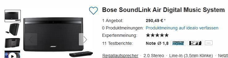 Bose Casse acustiche: Bose SoundLink Air  Digital Music System – Usato da Collonges venduto da arashee 3