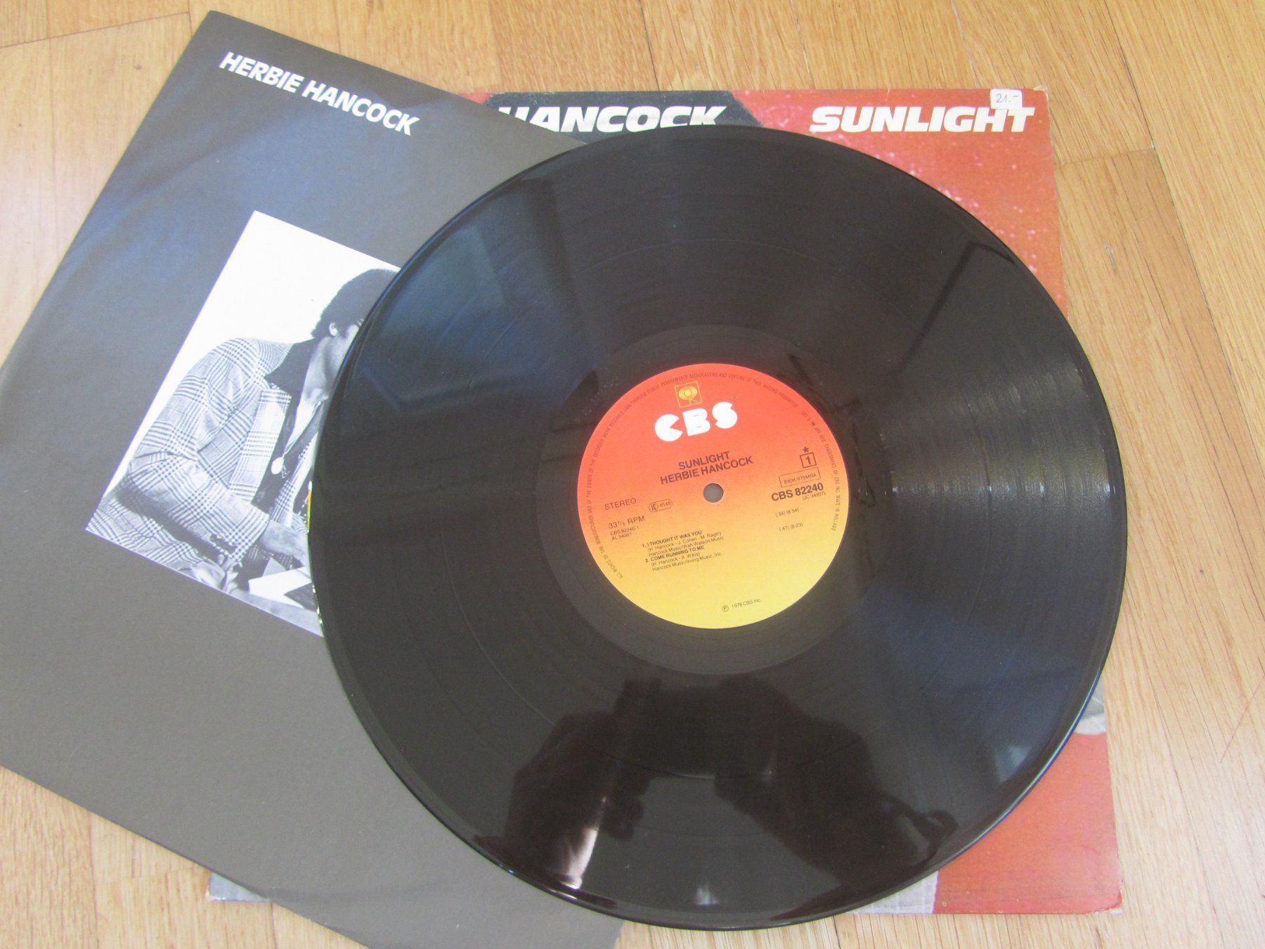 Schallplatten: Herbie Hancock:   Sunlight LP Vinyl Schallplatte – Gebraucht aus Seengen von mikelele 1