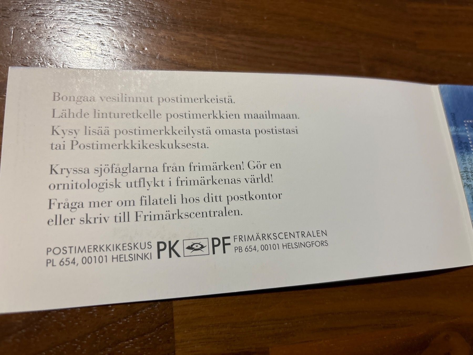 Alle Briefmarken: Briefmarken Bogen Finnland Suomi – Neu und originalverpackt aus Zürich von engebrunau 2