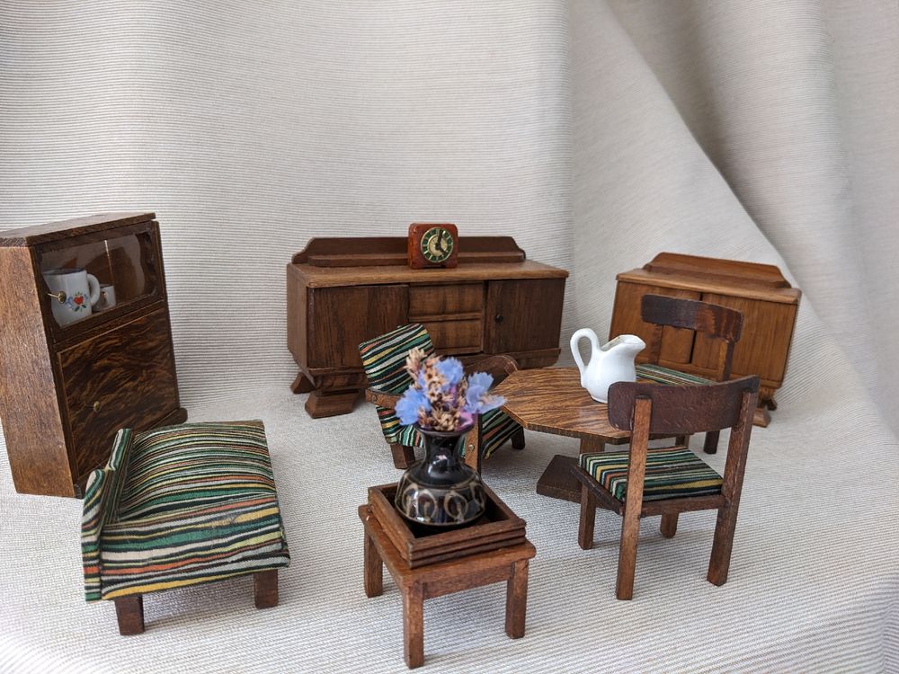 Vêtements Pour Poupée 17 Cm - Ensemble Haut Vert + Pantalon Short à Revers - Fait Main, Matériau Doux - Cadeau Collectionneurs