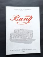 BANG, 1/43, catalogue, Katalog, 1994, Ferrari, Ford, Cobra