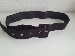 Ceinture noire élégante - Taille ajustable