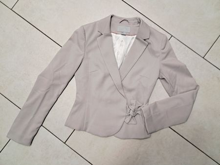 H&M Blazer, zartes Grau in Gr. 34
