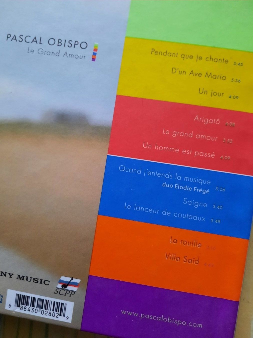CDs: CD Pascal Obispo - Le grand amour – Gebraucht aus Pully von bro_n52j 2