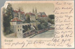 Basel - Münster mit Deutschrittergarten 1902