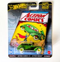 Hot Wheels Premium DC Superman Action Comics Sedan