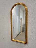 Bogen Wandspiegel, goldener Rahmen neuwertig 89 x 41 cm