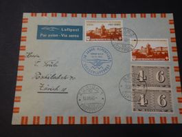 13.VII.43. PRO AERO; ERSTTAG; ALPENFLUG SONDERLUFTPOST