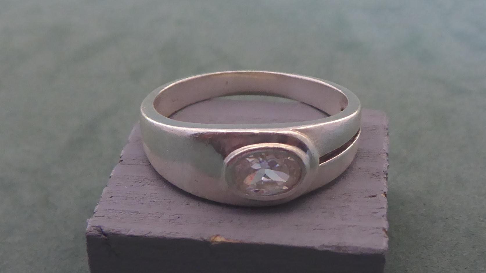 Anelli: Ring 925 Silber mit synthetischem Stein – Usato da Muri AG venduto da silvermouse007 1