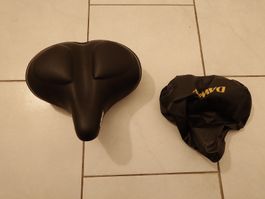 Fahrradsattel Velosattel extra bequem und breit