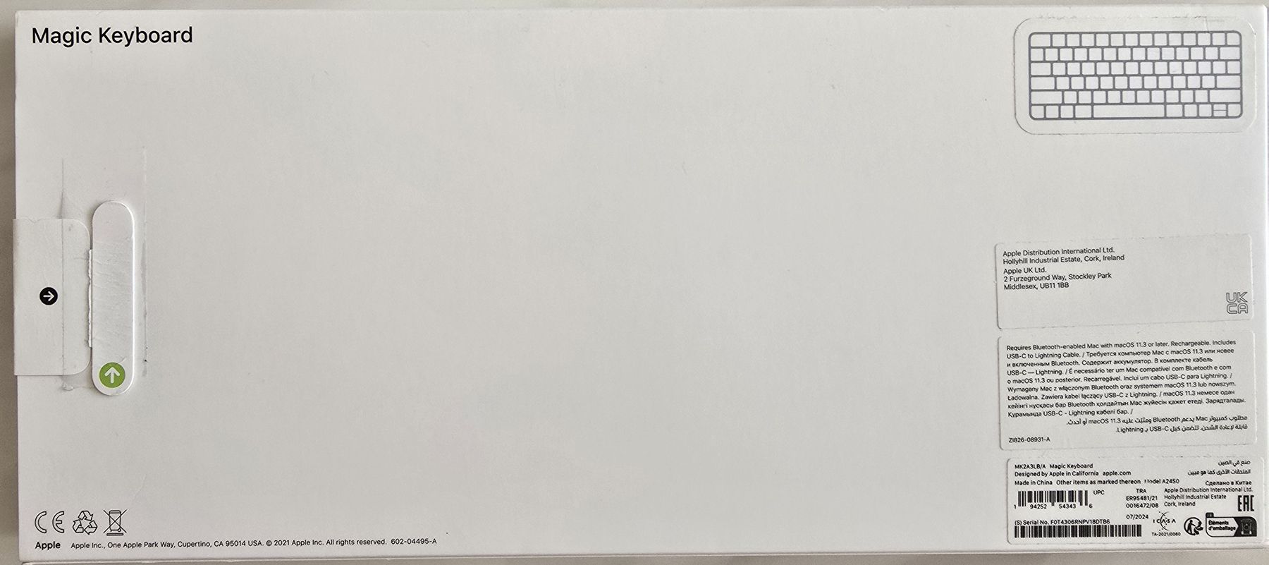 Apple Tastiere: Apple Magic Keyboard (MK2A3LB/A) model A2450 – Usato da Zürich venduto da fin_2vqm 1