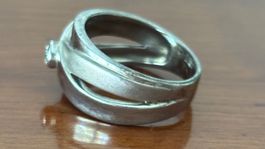 Silberring  925 mit Zirkonia