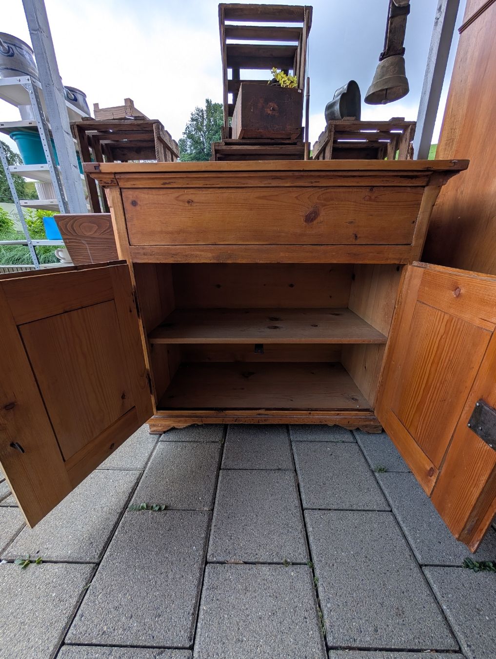 Credenze: Holzkommode mit Klappdeckel  – Usato da Adligenswil venduto da karinma 4