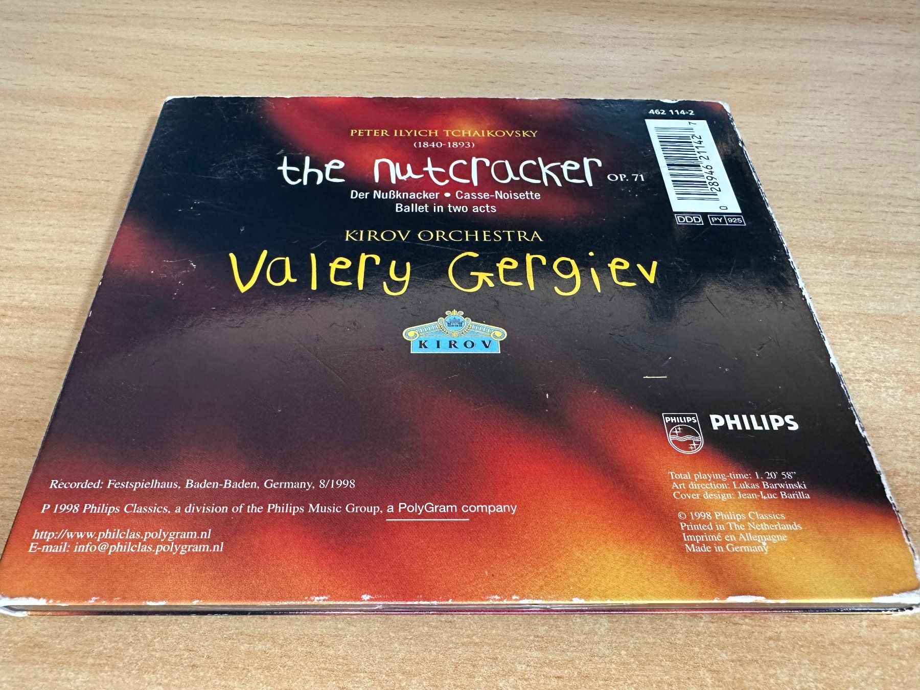 CD: Tchaikovsky Kirov Orchestra Valery Gergiev The Nutcracker – Usato da Rikon im Tösstal venduto da Alpenmutz 1