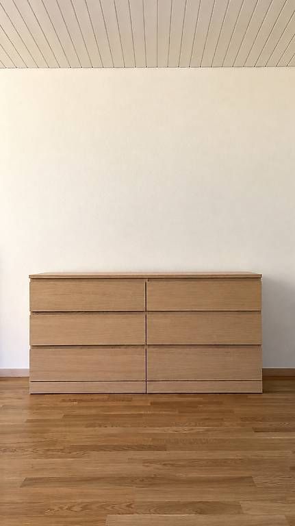 Ikea Kommoden: IKEA Malm Kommode 160 x 78 cm, 6 Schubladen, Eichenfurnier – Gebraucht aus Zürich von fin_8cxw