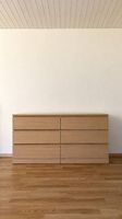 IKEA Malm Kommode 160 x 78 cm, 6 Schubladen, Eichenfurnier
