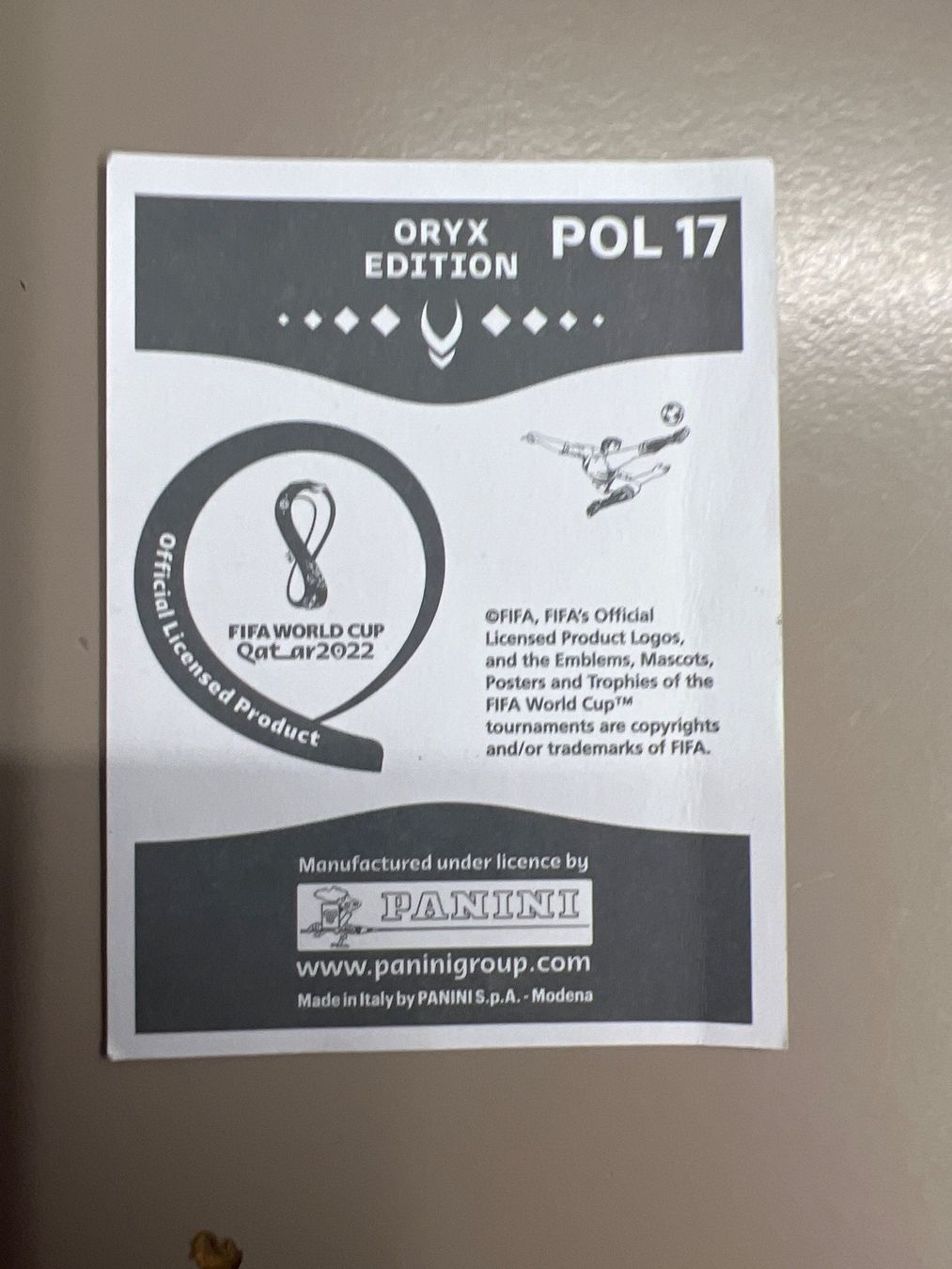 Panini Carte collezionabili: Panini Qatar 2022 Oryx Edition Robert Lewandowski POL17 – Nuovo (secondo la descrizione) da Dietikon venduto da Emoruk 1