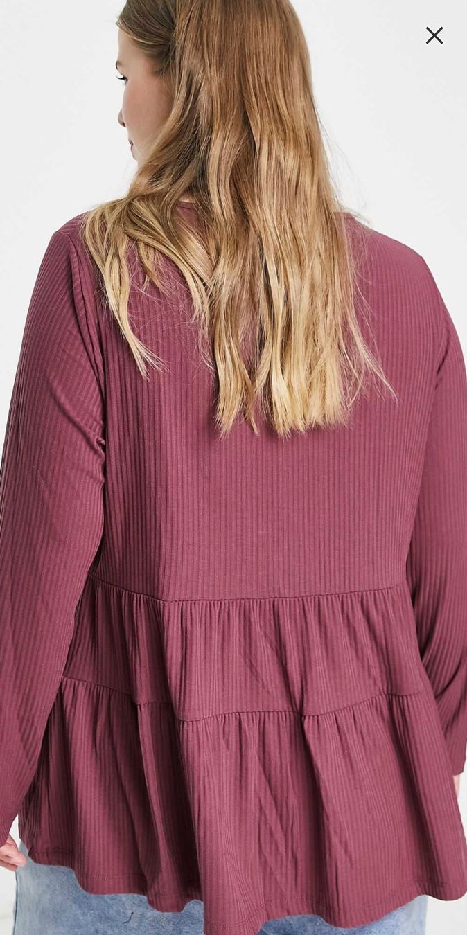 Asos T-Shirts: Asos Design Curve Oberteil altrosa Gr. 56 – Gebraucht aus Pratteln von a23_j2gs 1